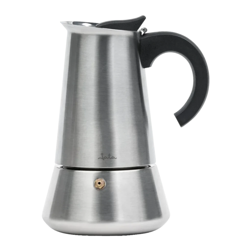 JATA Odin 4 Tasses Acier Inoxydable Noir CAX104 Cafetière italienne
