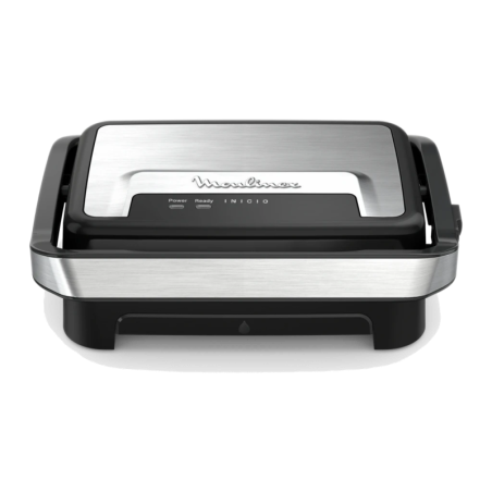 Gril électrique Moulinex Inicio Compact 1000W 2 personnes Noir GI270D