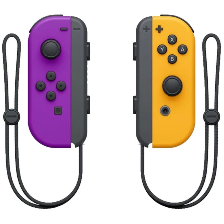 Joy-Con Set Gauche/Droit Nintendo Switch Violet Orange Bluetooth Manette