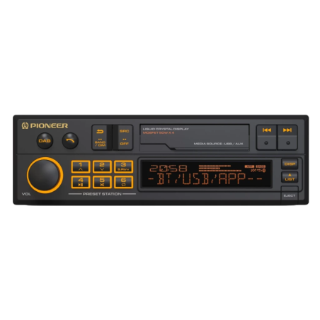 Pioneer Noir 1 DIN Bluetooth 4.0 SXT-C10PS Autoradio