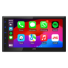 JVC Noir CarPlay Android Auto 6,8 pouces KW-M695DBW Bluetooth Autoradio sans fil