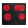Amzchef 7200W Noir CE-T-72CB4xyP200-LBH écran tactile Plaque vitrocéramique