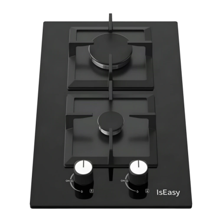 Table de cuisson gaz Iseasy 3,7 kW Noir MGBG-312S2C