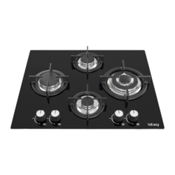 Plaque gaz Iseasy Noir MGBG-654A