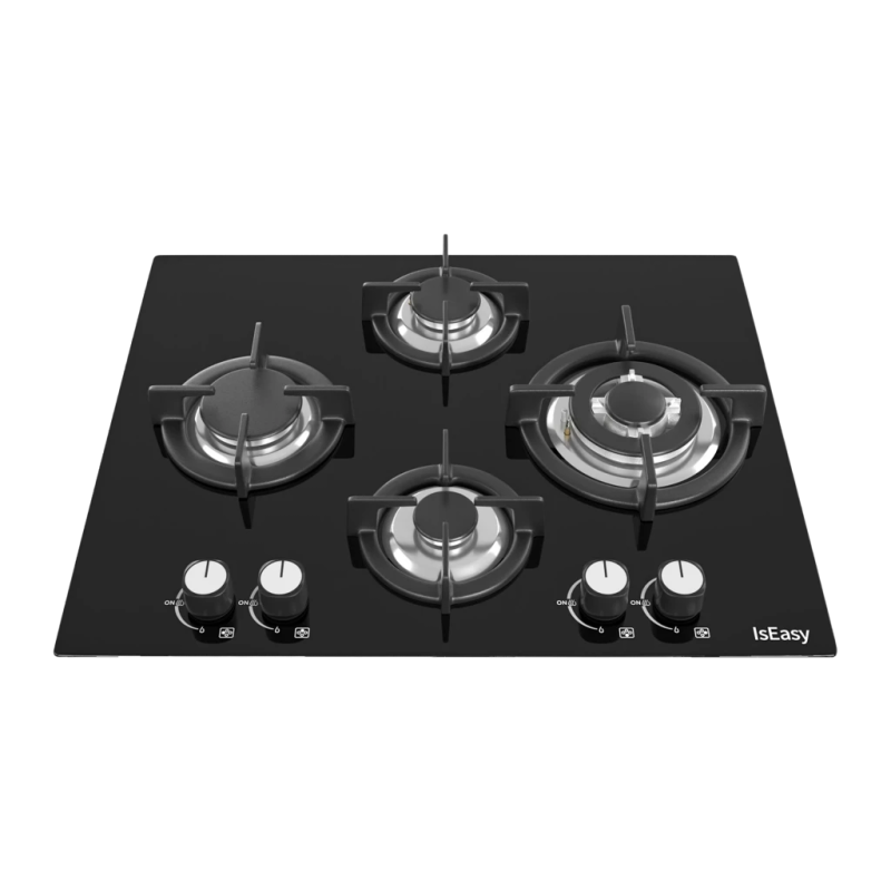 Plaque gaz Iseasy Noir MGBG-654A