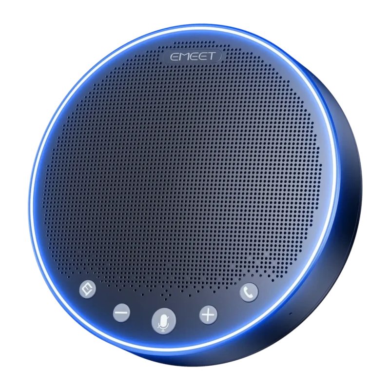 Emeet OfficeCore M3 Jack 3.5mm Bleu 5W 20h 5200mAh Bluetooth 5.0 Haut-parleur de conférence