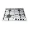 Plaque gaz Iseasy 7,2 kW total (4 brûleurs) Argent MGBG-604C