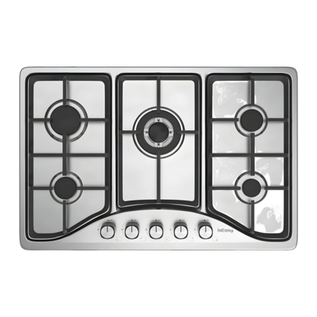 Table de cuisson gaz Iseasy 3,3 kW max Acier Inoxydable MGBS-765