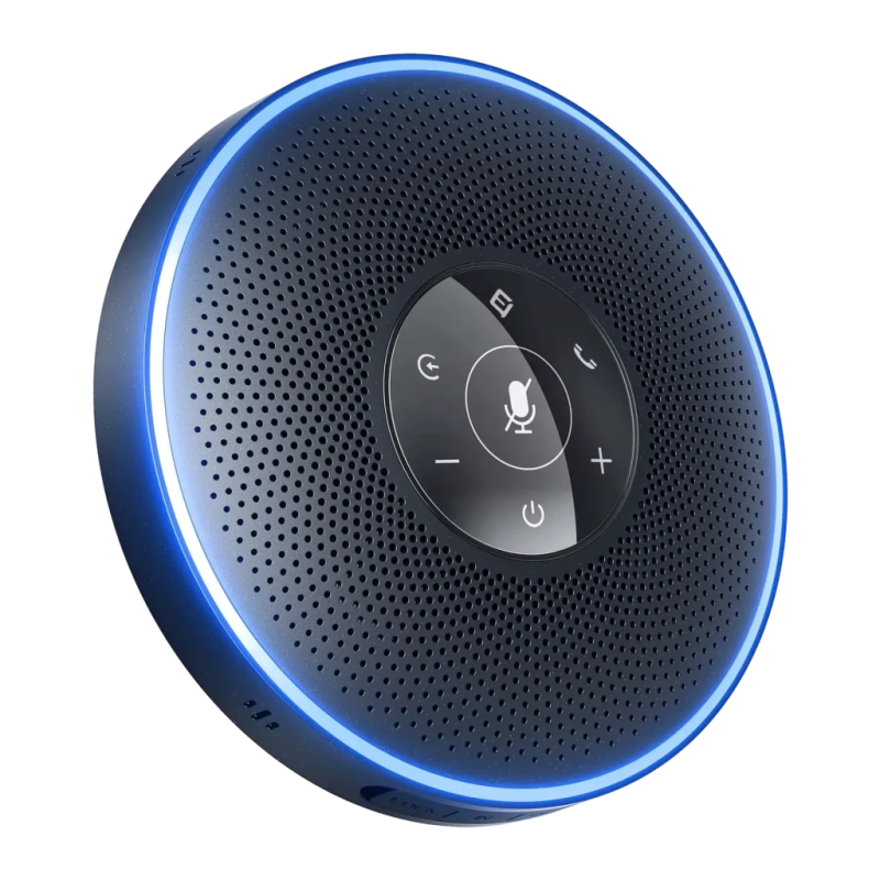 Emeet OfficeCore M2 Noir 3W 10h 2600mAh entrée AUX Bluetooth 4.2 Haut-parleur de conférence