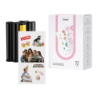 Liene PixCut Papier Adhésif 4x7 pouces 72 Feuilles + 2 Cartouches