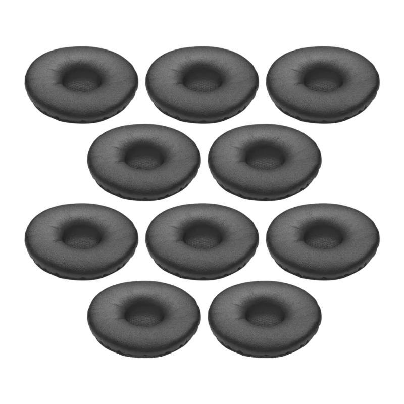 Coussinets Jabra Biz 2400 II Taille L Simili-cuir Noir Lot de 10 14101-49