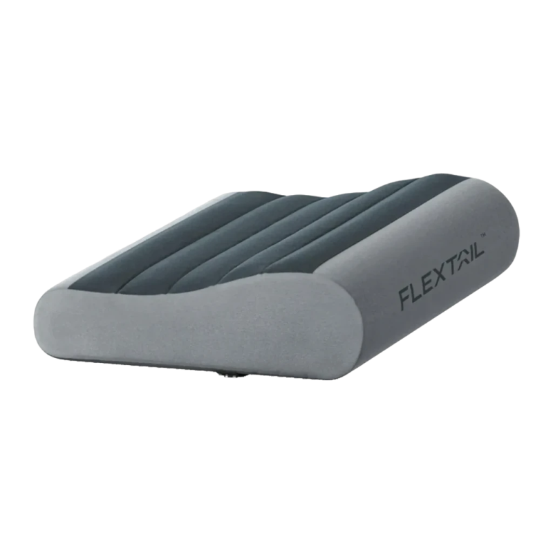 Oreiller gonflable Flextail Zero Pillow Gris Mousse viscoélastique + TPU