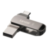Lexar JumpDrive Dual Drive D400 USB-A/USB-C 32GB Gris 130MB/s Clé USB