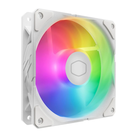 Cooler Master SickleFlow Edge 120 ARGB 2,4W PWM 120mm Blanc 33dB Ventilateur de boîtier