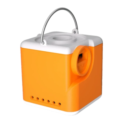 Pompe Portable Flextail Nano Pump 5C1 Orange USB-C 250lm 5 embouts