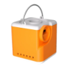 Pompe Portable Flextail Nano Pump 5C1 Orange USB-C 250lm 5 embouts