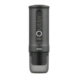 OutIn Nano Capsules et Café Moulu 20bar Gris Sidéral Cafetière Portable