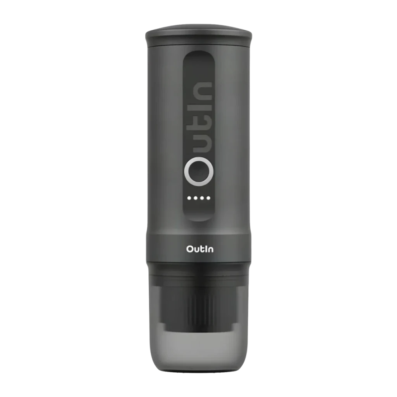 OutIn Nano Capsules et Café Moulu 20bar Gris Sidéral Cafetière Portable