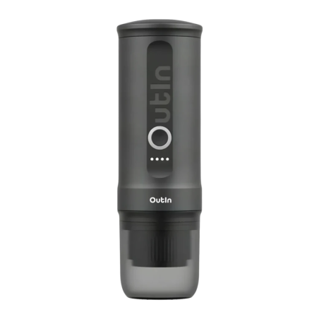 OutIn Nano Capsules et Café Moulu 20bar Gris Sidéral Cafetière Portable
