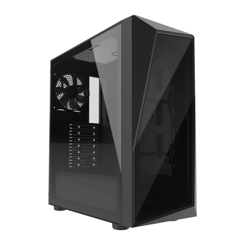 Cooler Master CMP 520L Verre Trempé ATX Noir Midi Tower 3 ventilateurs Boîtier PC