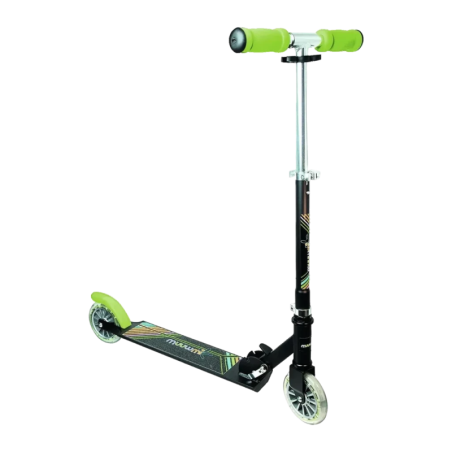Trottinette Muuwmi Aluminium Neon 125 mm Roues Lumineuses LED jusqu'à 100kg