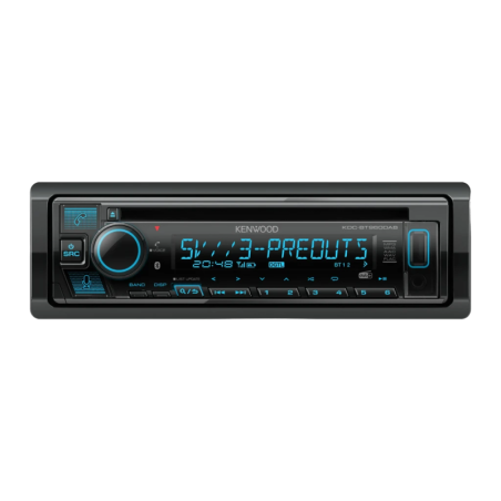 Kenwood Noir 1 DIN Bluetooth KDC-BT960DAB Autoradio