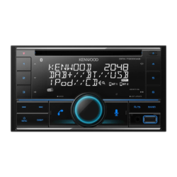 Kenwood Noir 2 DIN DPX-7300DAB Bluetooth Autoradio