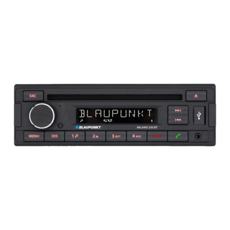 Blaupunkt Milano 200 BT CD Noir 1 DIN Bluetooth Autoradio