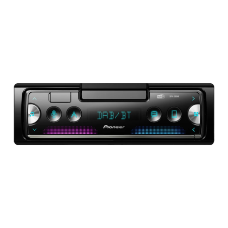 Pioneer Noir 1 DIN Bluetooth SPH-20DAB Autoradio