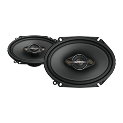 Pioneer 4 voies TS-A6881F Noir 80W 350W max Haut-parleurs voiture