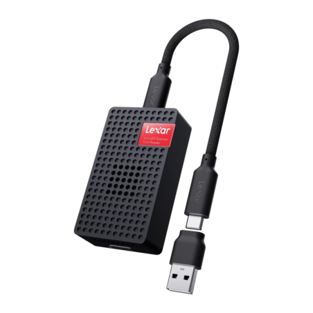 Lexar RW540 microSD Express USB-C + USB-A USB 3.2 Gen 2 Noir Lecteur de cartes