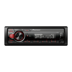 Pioneer Noir 1 DIN MVH-130DAB Autoradio