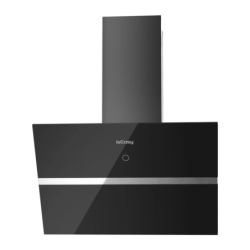 IsEasy 524 m³/h 4 vitesses Noir TV1360D4-CC-I2 100W Hotte aspirante