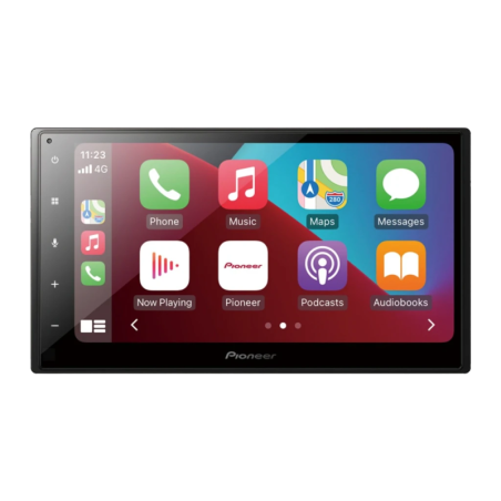 Pioneer Noir CarPlay Android Auto Bluetooth 6,8 pouces SPH-DA160DAB caméra arrière Autoradio