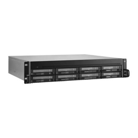 Terramaster 8 Baies Sans Disques 2× 10GbE U8-500 Plus 16GB Noir SATA Serveur NAS