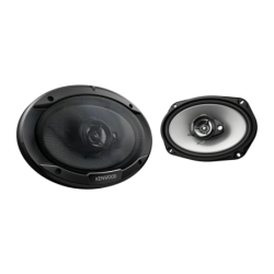 Kenwood 3 voies KFC-S6966 Noir 45W Haut-parleurs voiture