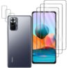Pack d'accessoires Xiaomi Poco M5s / Redmi Note 10 / Redmi Note 10S avec 3 Protection d'écran + 3 Film protection caméra