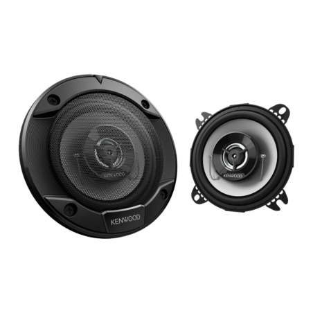 Kenwood 10 cm Coaxial 2 voies Lot de 2 KFC-S1066 Noir 21W Haut-parleurs voiture