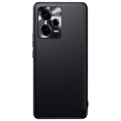 Coque en similicuir + TPU Xiaomi Redmi Note 12 Pro+ Noir