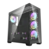 Darkflash DS900 Noir + 7 Ventilateurs ARGB Double Verre Trempé 270° Boîtier PC