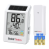 Baldrtherm RainPoint B0707 Solaire avec Capteur Extérieur Blanc Sans fil 100m Thermo-hygromètre