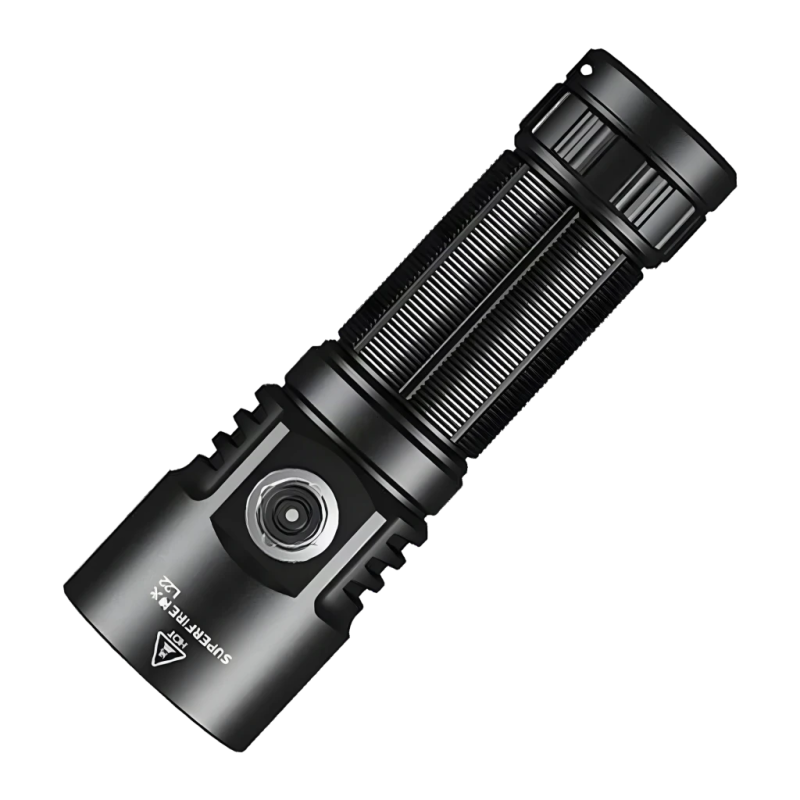 Superfire L22 Noir USB-C 5000 lumens 300m 5000mAh IP44 Lampe torche LED rechargeable