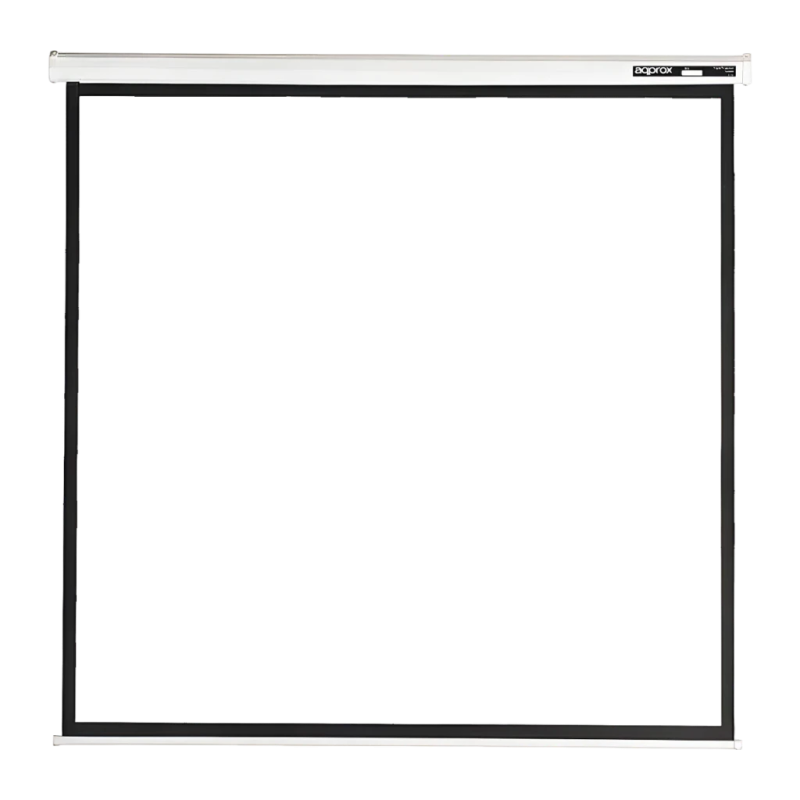 Approx 180x180cm Gain 1 Manuel Plafond/Mur Blanc APPPM180 Écran de projection