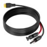 Câble Solaire FOSSIBOT 5m MC4 vers XT60 16 AWG Noir XT60-MC4