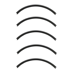 Lot de 5 Coussinets d'arceau Jabra Engage 65/75 Noir Similicuir