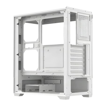 Darkflash C365 Verre Trempé 270° ATX/M-ATX/ITX 445x220x375mm Blanc Boîtier PC