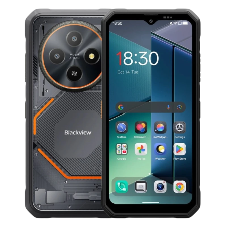 Blackview Fort 2 6GB/128GB Dual SIM Noir Rugged IP68/IP69K 6,56 pouces IPS 90Hz 16MP 5000mAh 18W NFC
