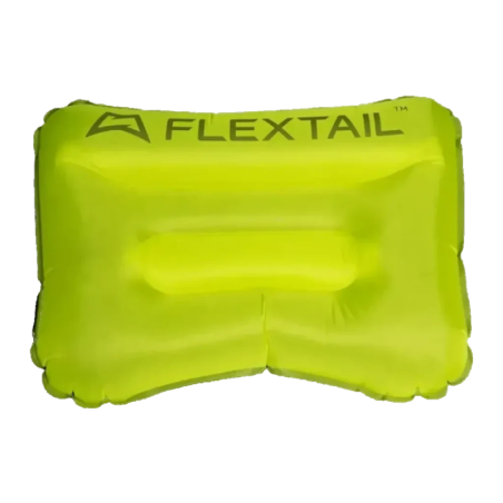 Oreiller gonflable Flextail Tiny Pillow Vert Nylon 20D OEKO-TEX 9,5×6 cm replié