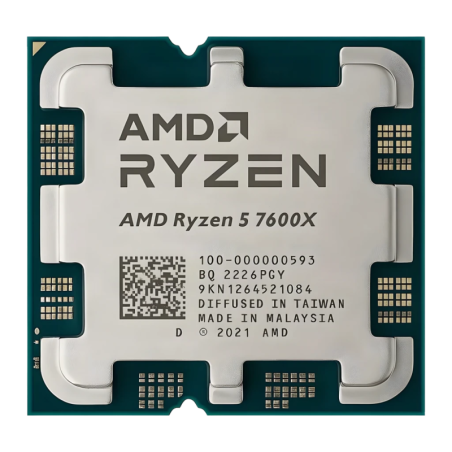 AMD Ryzen 5 7600X AM5 Tray 6 Cœurs 12 threads 5,3GHz Processeur