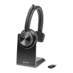 Poly Savi 7310 UC Mono DECT USB-A Noir Arceau Casque sans fil